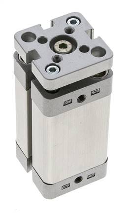 ISO 21287 Compacte Dubbelwerkende Cilinder 25-40mm - Magnetisch - Niet-roterend