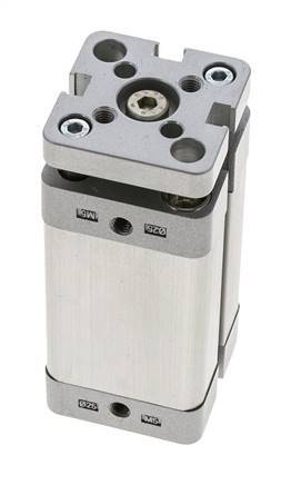 ISO 21287 Compacte Dubbelwerkende Cilinder 25-40mm - Magnetisch - Niet-roterend