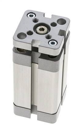 ISO 21287 Compacte Dubbelwerkende Cilinder 25-40mm - Magnetisch - Niet-roterend