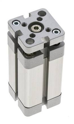 ISO 21287 Compacte Dubbelwerkende Cilinder 25-40mm - Magnetisch - Niet-roterend