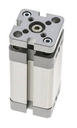 ISO 21287 Compacte Dubbelwerkende Cilinder 25-40mm - Magnetisch - Niet-roterend