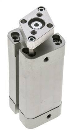 ISO 21287 Compacte Dubbelwerkende Cilinder 25-50mm - Magnetisch - Niet-roterend
