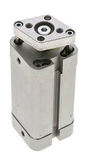 ISO 21287 Compacte Dubbelwerkende Cilinder 25-50mm - Magnetisch - Niet-roterend
