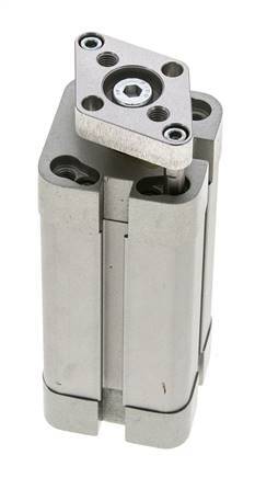 ISO 21287 Compacte Dubbelwerkende Cilinder 25-50mm - Magnetisch - Niet-roterend