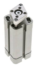 ISO 21287 Compacte Dubbelwerkende Cilinder 25-50mm - Magnetisch - Niet-roterend