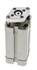 ISO 21287 Compacte Dubbelwerkende Cilinder 25-50mm - Magnetisch - Niet-roterend