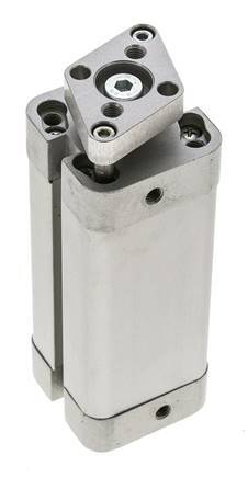 ISO 21287 Compacte Dubbelwerkende Cilinder 25-60mm - Magnetisch - Niet-roterend