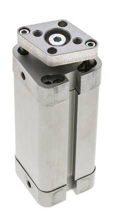 ISO 21287 Compacte Dubbelwerkende Cilinder 25-60mm - Magnetisch - Niet-roterend