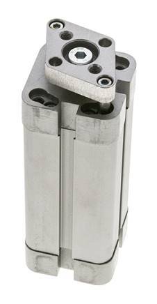 ISO 21287 Compacte Dubbelwerkende Cilinder 25-60mm - Magnetisch - Niet-roterend