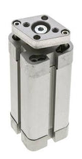 ISO 21287 Compacte Dubbelwerkende Cilinder 25-60mm - Magnetisch - Niet-roterend