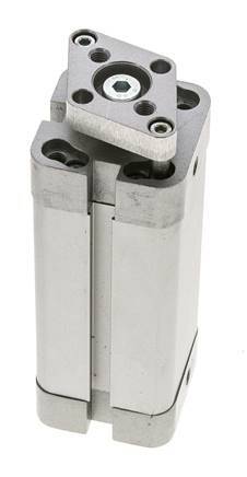 ISO 21287 Compacte Dubbelwerkende Cilinder 25-60mm - Magnetisch - Niet-roterend
