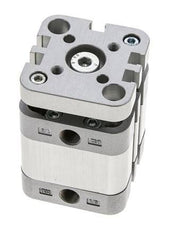 ISO 21287 Compacte Dubbelwerkende Cilinder 32-10mm - Magnetisch - Niet-roterend