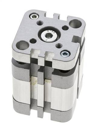 ISO 21287 Compacte Dubbelwerkende Cilinder 32-10mm - Magnetisch - Niet-roterend