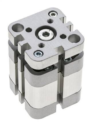 ISO 21287 Compacte Dubbelwerkende Cilinder 32-10mm - Magnetisch - Niet-roterend