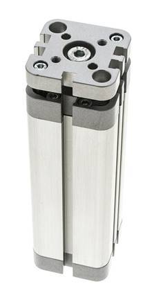 ISO 21287 Compacte Dubbelwerkende Cilinder 32-100mm - Magnetisch - Niet-roterend
