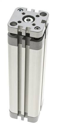 ISO 21287 Compacte Dubbelwerkende Cilinder 32-125mm - Magnetisch - Niet-roterend