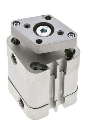ISO 21287 Compacte Dubbelwerkende Cilinder 32-15mm - Magnetisch - Niet-roterend