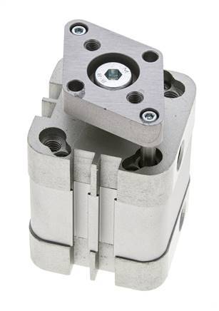 ISO 21287 Compacte Dubbelwerkende Cilinder 32-15mm - Magnetisch - Niet-roterend