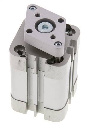 ISO 21287 Compacte Dubbelwerkende Cilinder 32-25mm - Magnetisch - Niet-roterend
