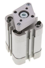 ISO 21287 Compacte Dubbelwerkende Cilinder 32-25mm - Magnetisch - Niet-roterend
