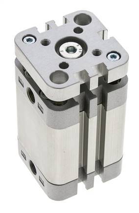 ISO 21287 Compacte Dubbelwerkende Cilinder 32-30mm - Magnetisch - Niet-roterend