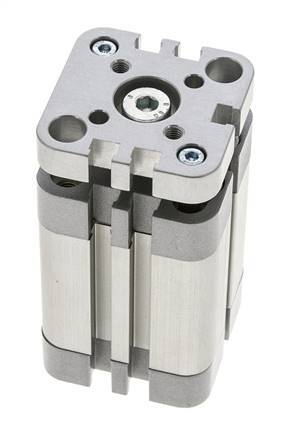 ISO 21287 Compacte Dubbelwerkende Cilinder 32-30mm - Magnetisch - Niet-roterend
