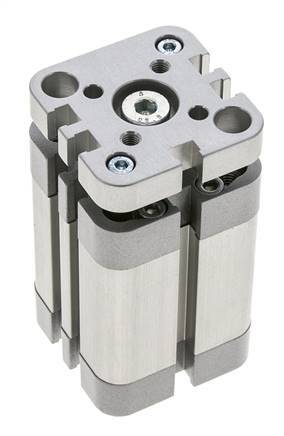 ISO 21287 Compacte Dubbelwerkende Cilinder 32-30mm - Magnetisch - Niet-roterend