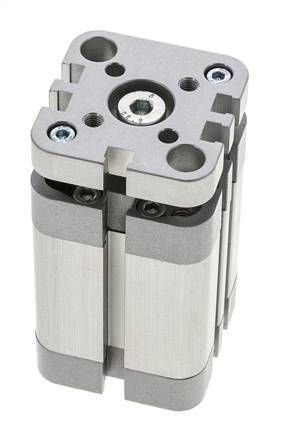 ISO 21287 Compacte Dubbelwerkende Cilinder 32-30mm - Magnetisch - Niet-roterend