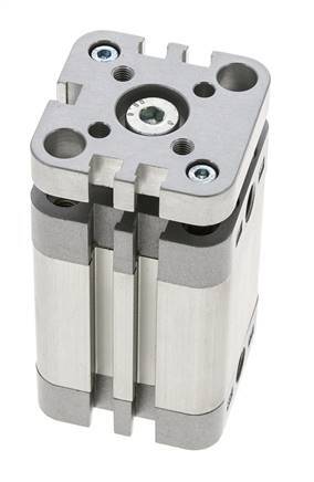 ISO 21287 Compacte Dubbelwerkende Cilinder 32-30mm - Magnetisch - Niet-roterend