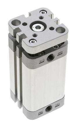 ISO 21287 Compacte Dubbelwerkende Cilinder 32-50mm - Magnetisch - Niet-roterend