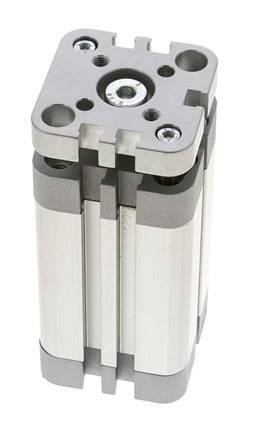 ISO 21287 Compacte Dubbelwerkende Cilinder 32-50mm - Magnetisch - Niet-roterend