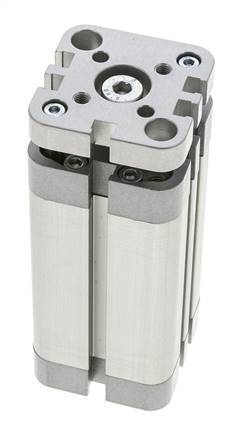 ISO 21287 Compacte Dubbelwerkende Cilinder 32-60mm - Magnetisch - Niet-roterend