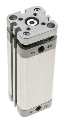 ISO 21287 Compacte Dubbelwerkende Cilinder 32-80mm - Magnetisch - Niet-roterend