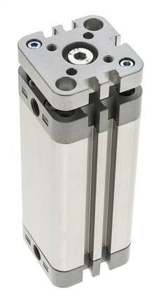 ISO 21287 Compacte Dubbelwerkende Cilinder 32-80mm - Magnetisch - Niet-roterend