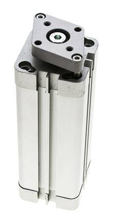 ISO 21287 Compacte Dubbelwerkende Cilinder 40-100mm - Magnetisch - Niet-roterend
