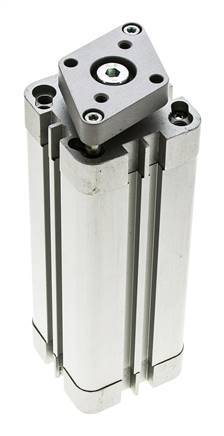 ISO 21287 Compacte Dubbelwerkende Cilinder 40-100mm - Magnetisch - Niet-roterend