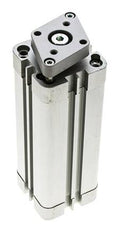 ISO 21287 Compacte Dubbelwerkende Cilinder 40-100mm - Magnetisch - Niet-roterend