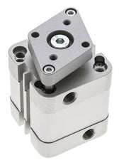 ISO 21287 Compacte Dubbelwerkende Cilinder 40-15mm - Magnetisch - Niet-roterend