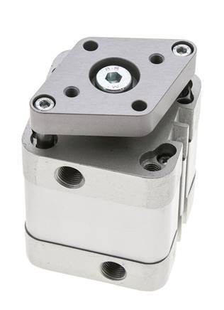 ISO 21287 Compacte Dubbelwerkende Cilinder 40-15mm - Magnetisch - Niet-roterend