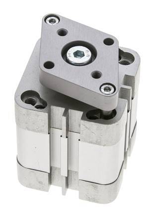 ISO 21287 Compacte Dubbelwerkende Cilinder 40-15mm - Magnetisch - Niet-roterend