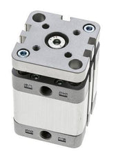ISO 21287 Compacte Dubbelwerkende Cilinder 40-20mm - Magnetisch - Niet-roterend