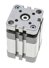 ISO 21287 Compacte Dubbelwerkende Cilinder 40-20mm - Magnetisch - Niet-roterend