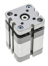 ISO 21287 Compacte Dubbelwerkende Cilinder 40-20mm - Magnetisch - Niet-roterend