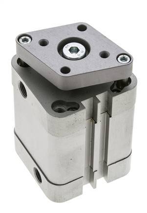 ISO 21287 Compacte Dubbelwerkende Cilinder 40-25mm - Magnetisch - Niet-roterend