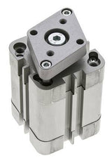 ISO 21287 Compacte Dubbelwerkende Cilinder 40-25mm - Magnetisch - Niet-roterend