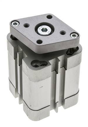 ISO 21287 Compacte Dubbelwerkende Cilinder 40-25mm - Magnetisch - Niet-roterend