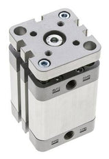 ISO 21287 Compacte Dubbelwerkende Cilinder 40-30mm - Magnetisch - Niet-roterend