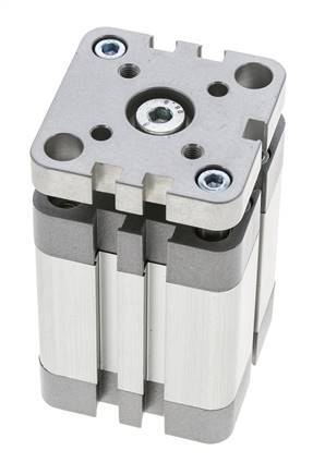 ISO 21287 Compacte Dubbelwerkende Cilinder 40-30mm - Magnetisch - Niet-roterend