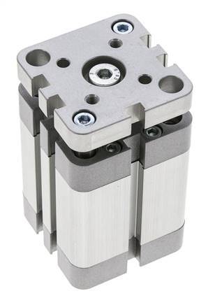 ISO 21287 Compacte Dubbelwerkende Cilinder 40-30mm - Magnetisch - Niet-roterend