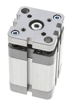 ISO 21287 Compacte Dubbelwerkende Cilinder 40-30mm - Magnetisch - Niet-roterend